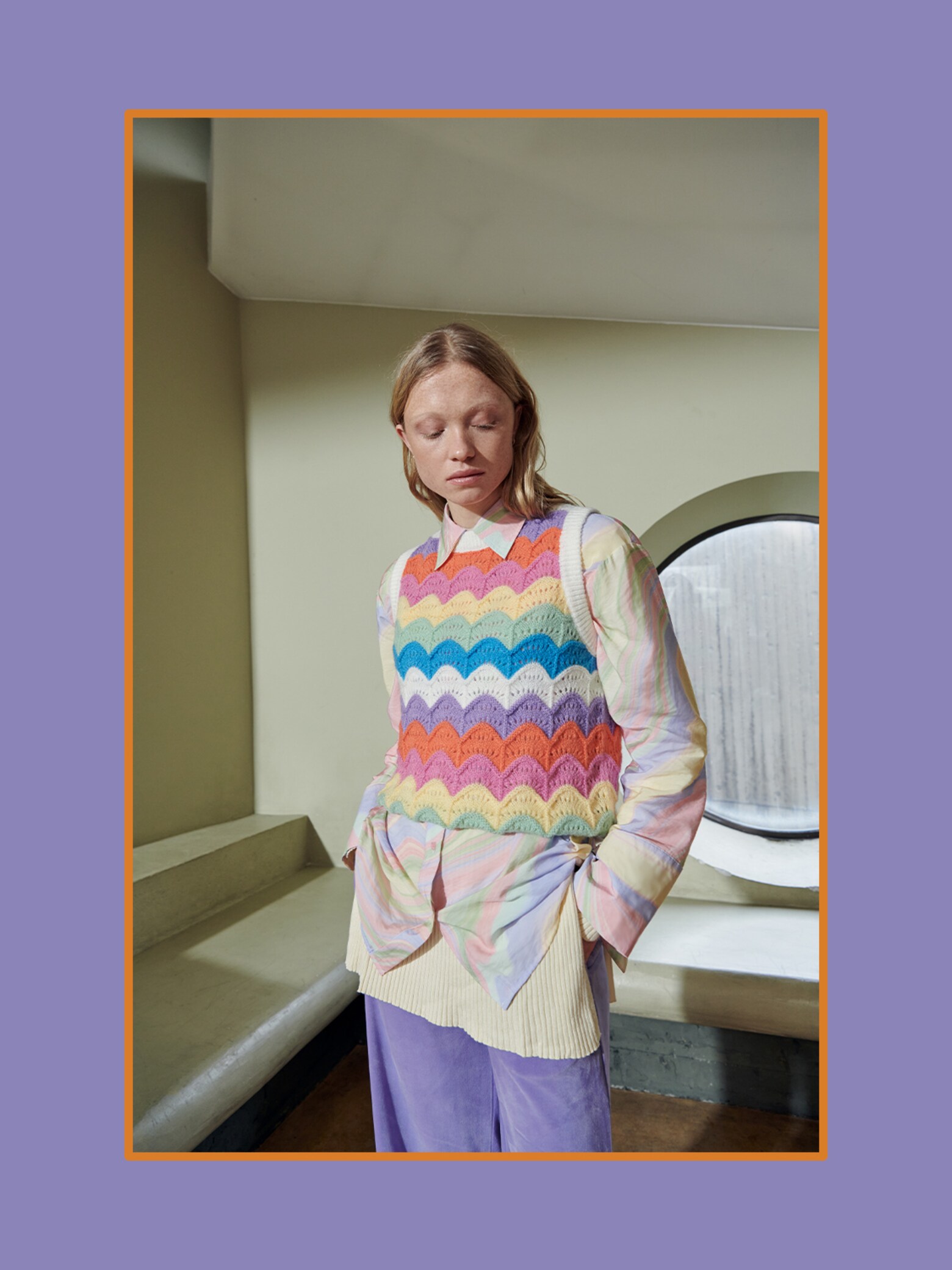 Funky Staple Statement Strikker