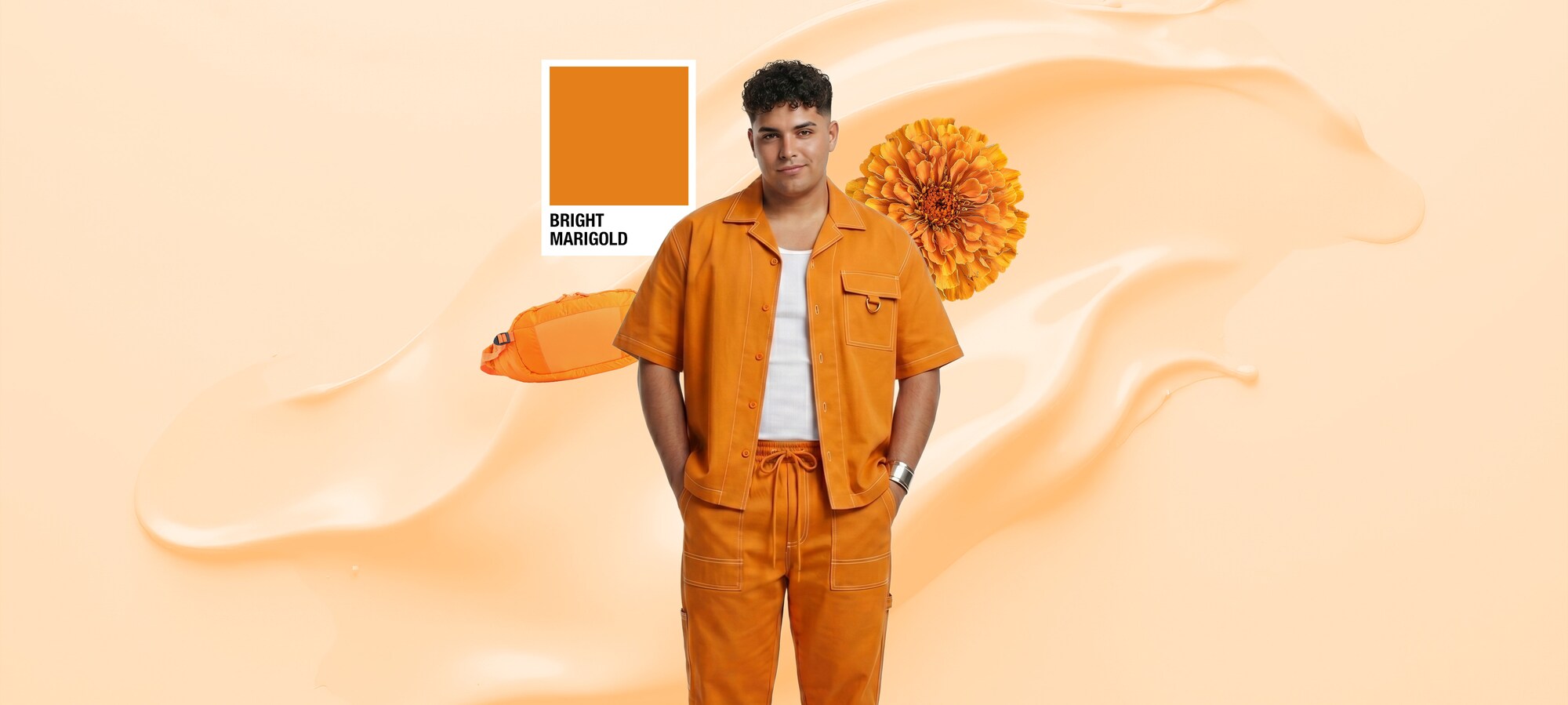 Tropic Tonalities color palette Trend Color: Bright Marigold