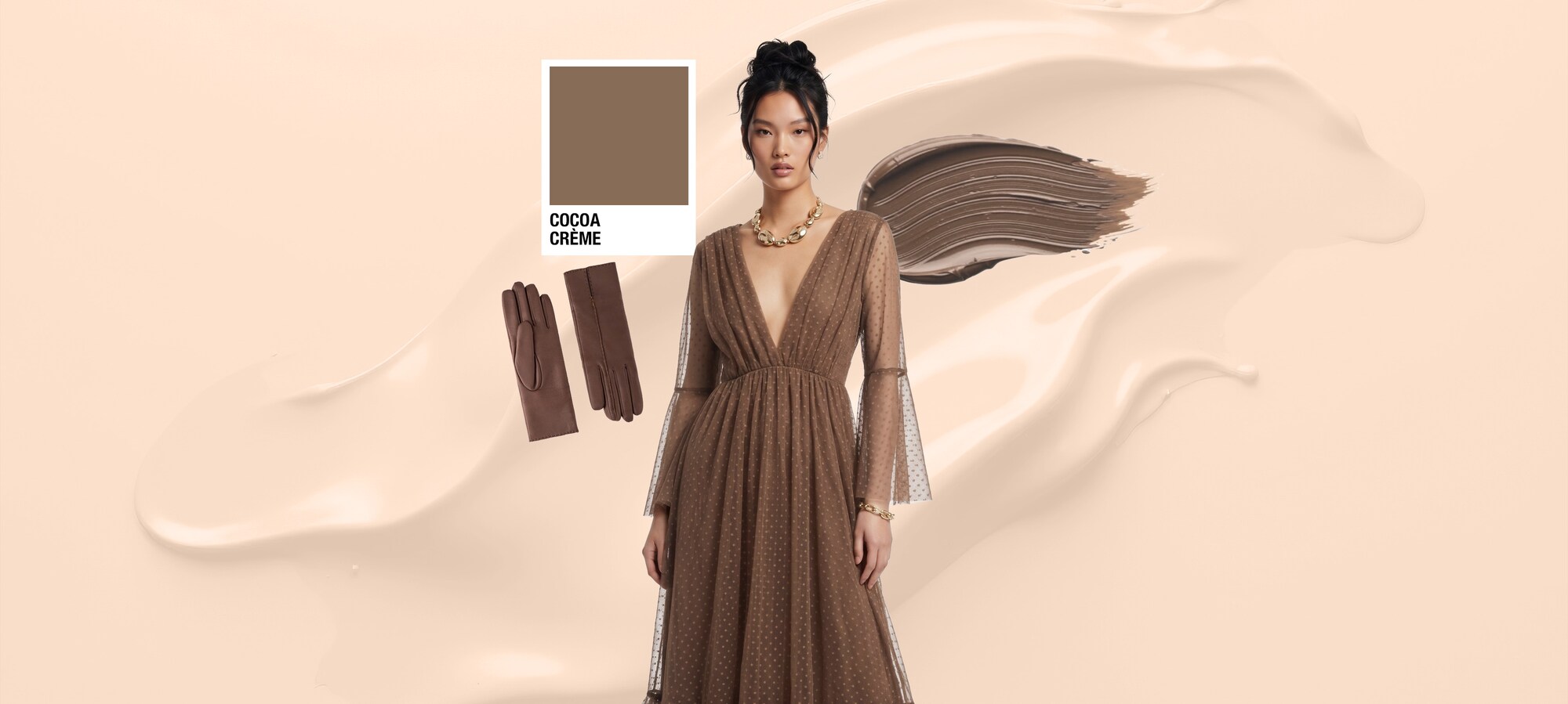Take a Break color palette Trend Color: Cocoa Crème