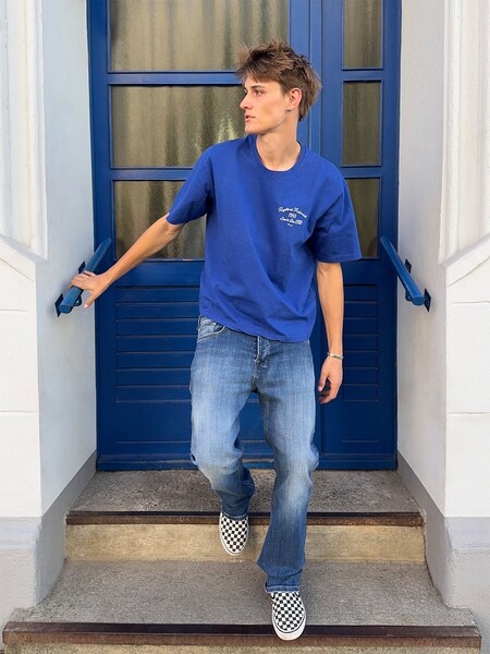 Marlon - Blue Shirt Look by LTB