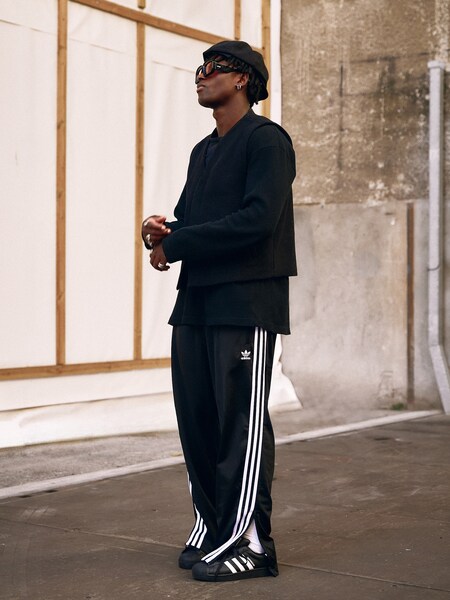 Gaius Okami - All Black Superstar Look by adidas Originals
