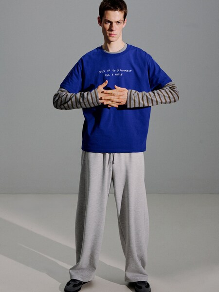 Noah B. - Blue TShirt Look