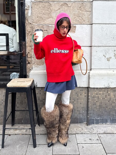 Rebeca - Red Sweater Look by ellesse