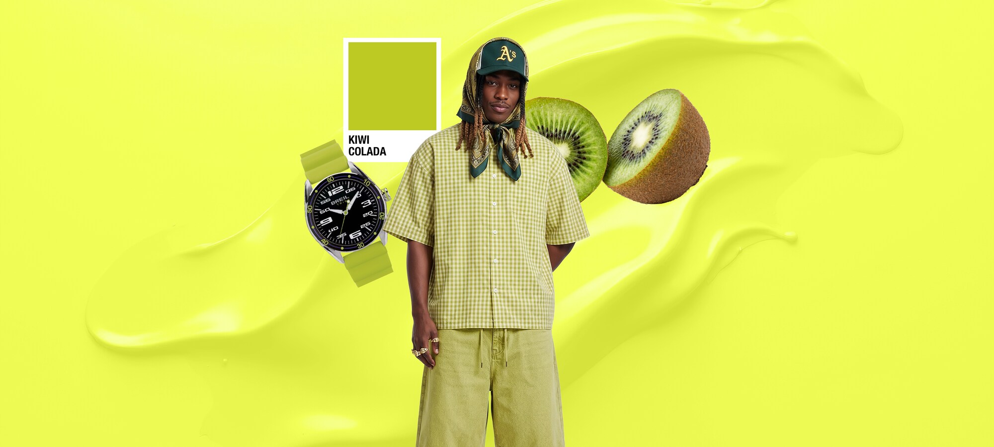 Tropic Tonalities color palette Trend Color: Kiwi Colada