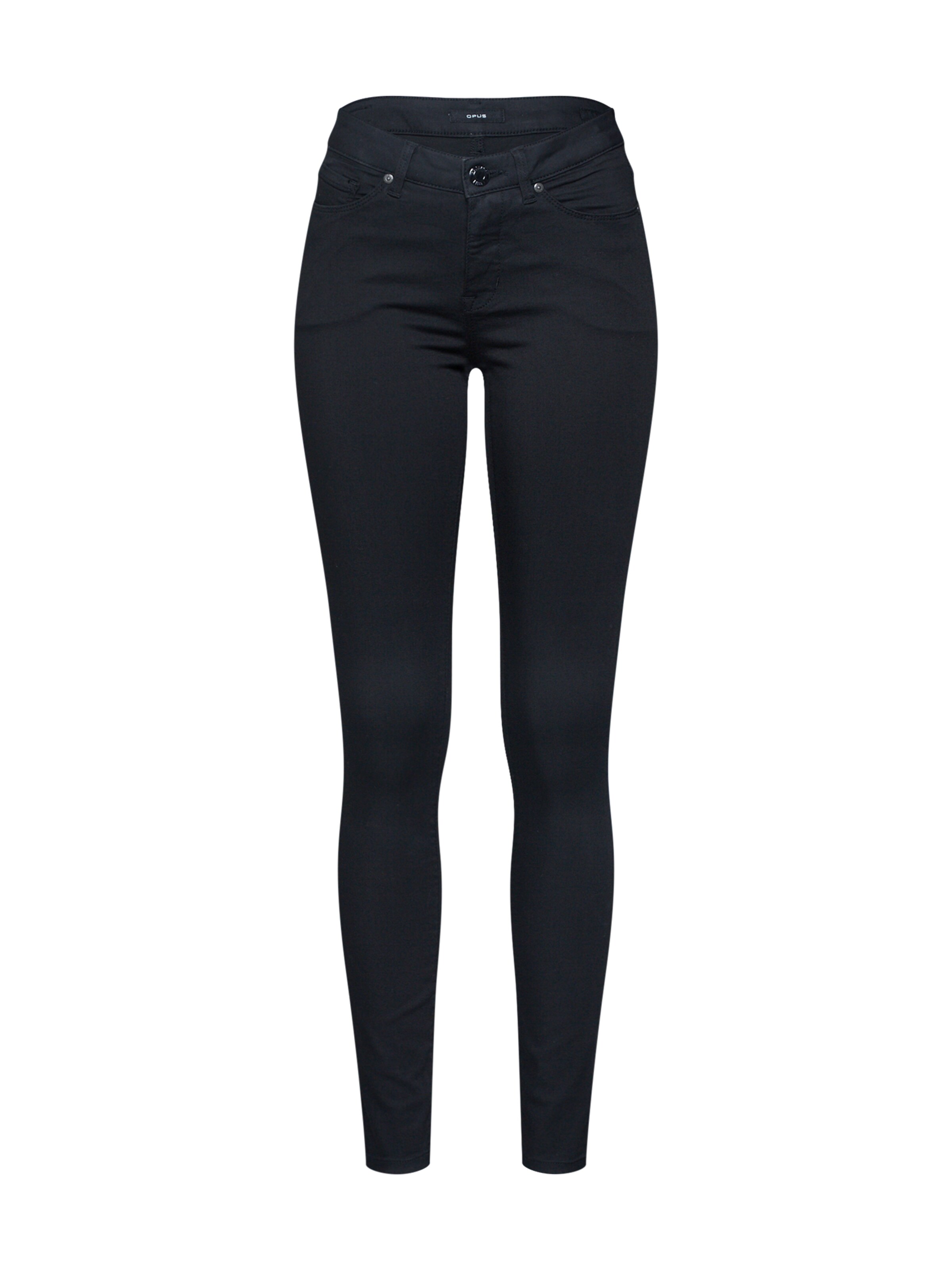 OPUS - Jeans 'Elma black' in de kleur Zwart