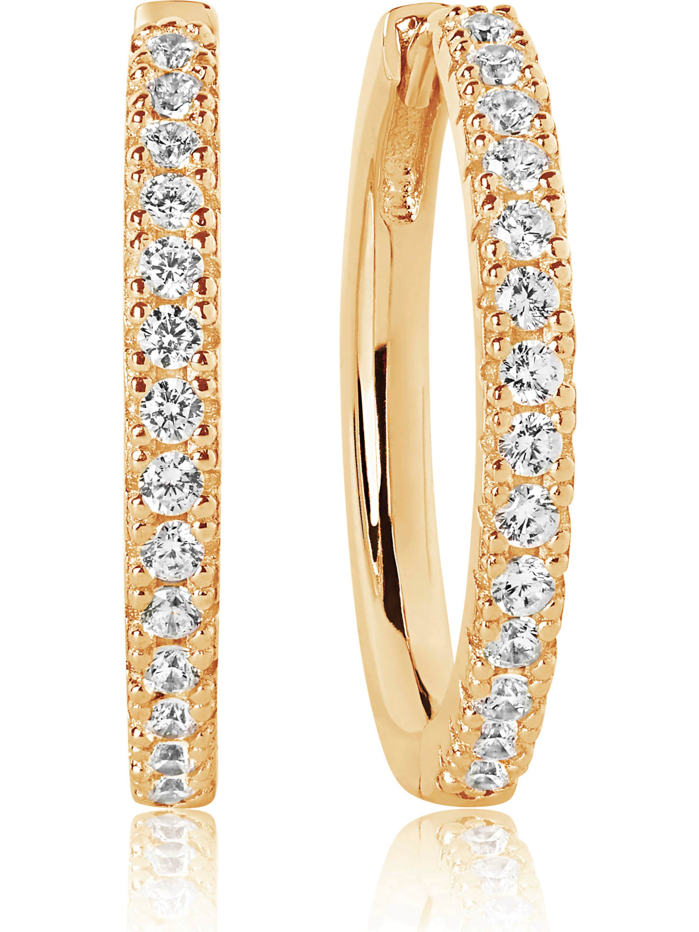 Sif Jakobs Creolen in Gold: Vorderseite