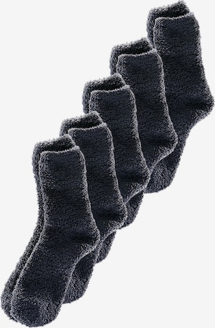 LAVANA Kuschelsocken (5 Paar) in Schwarz