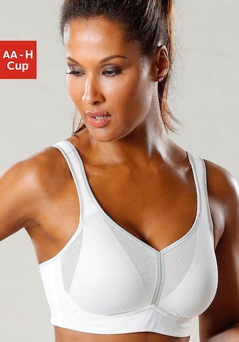 Anita Active Bustier Sport-BH 'Air Control' in Weiß: predná strana