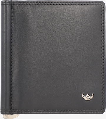 GOLDEN HEAD Wallet 'Polo' in Black: front