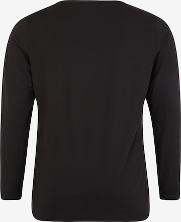 Active by Zizzi Performance shirt 'Abasic' in Black: back