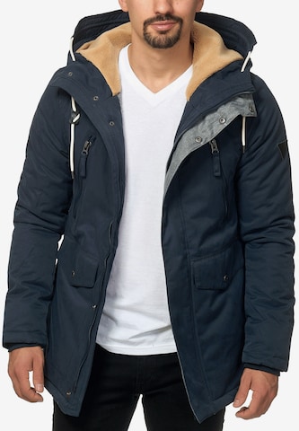 INDICODE JEANS Parka 'Loaf ' in Blau