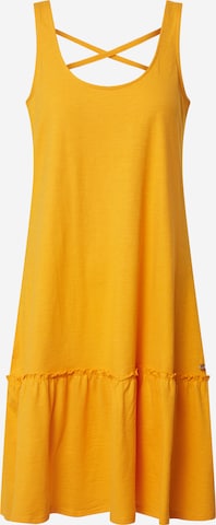 TOM TAILOR DENIM - Vestido de verão em amarelo: frente