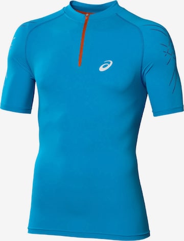 ASICS Performance Shirt '8070 Atlantic' in Blue: front