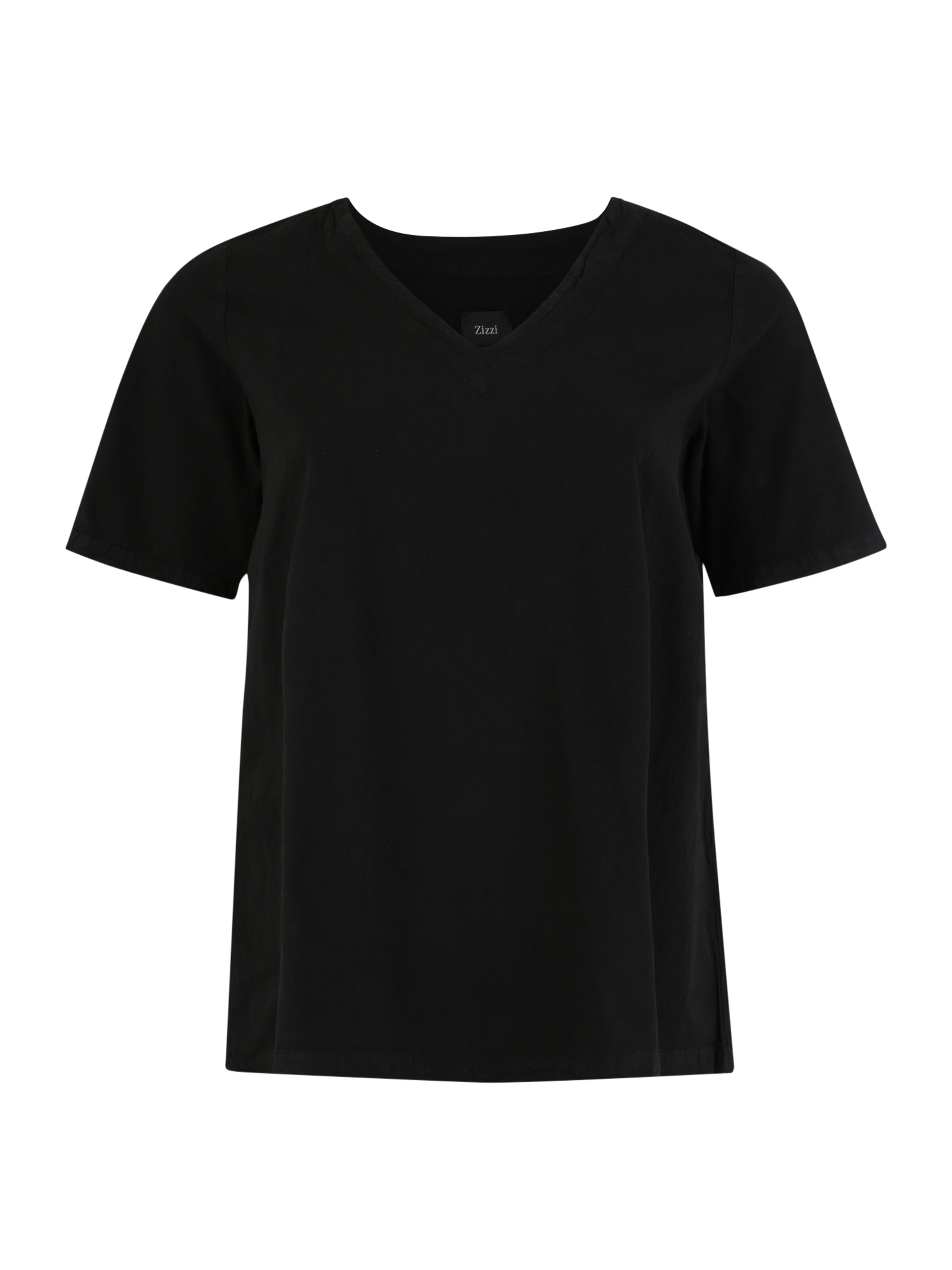 Zizzi - Blouse 'MMarocco' in de kleur Zwart