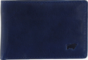 Portamonete 'Arezzo' di Braun Büffel in blu: frontale