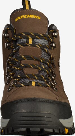 SKECHERS Lace-Up Boots 'Relment-Pelmo' in Brown