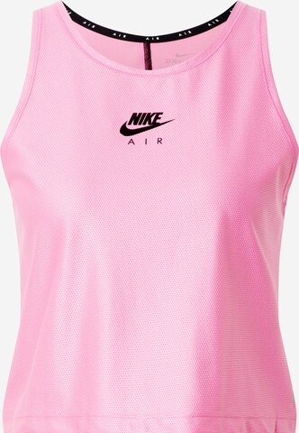 Top sportivo 'Air' di NIKE in rosa: frontale