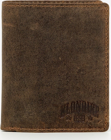 KLONDIKE 1896 Portemonnaie 'Evan' in Braun: predná strana