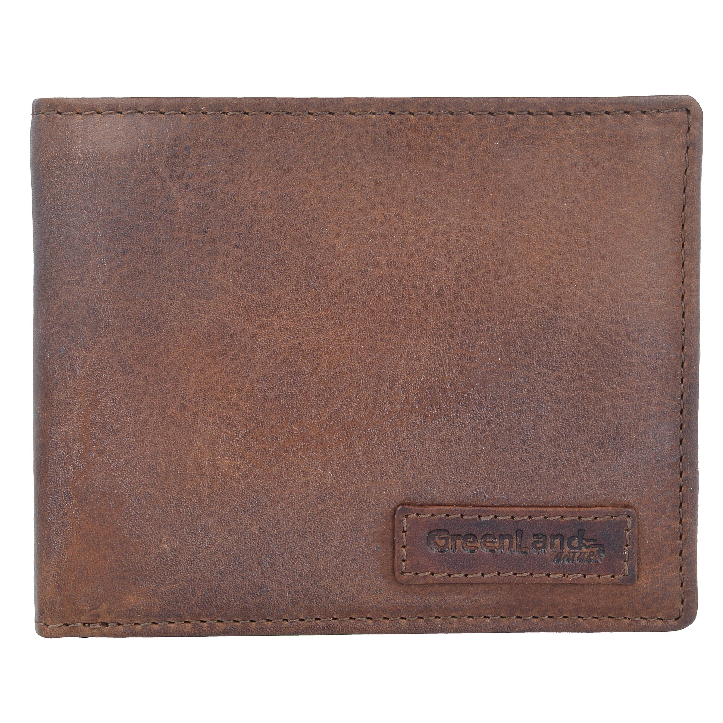 Greenland Nature Portemonnee 'Soft & Safe' in Bruin: voorkant