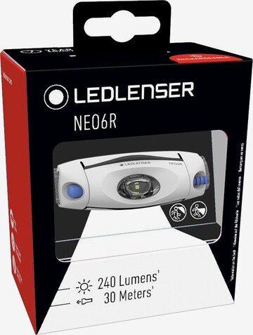 Led Lenser Stirnlampe Neo6R LED in Blau: predná strana