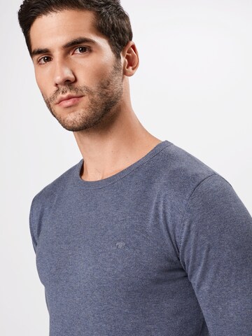 TOM TAILOR Regular Fit Pullover i blå