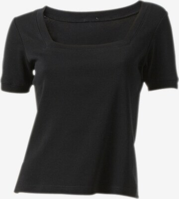 T-shirt heine en noir : devant