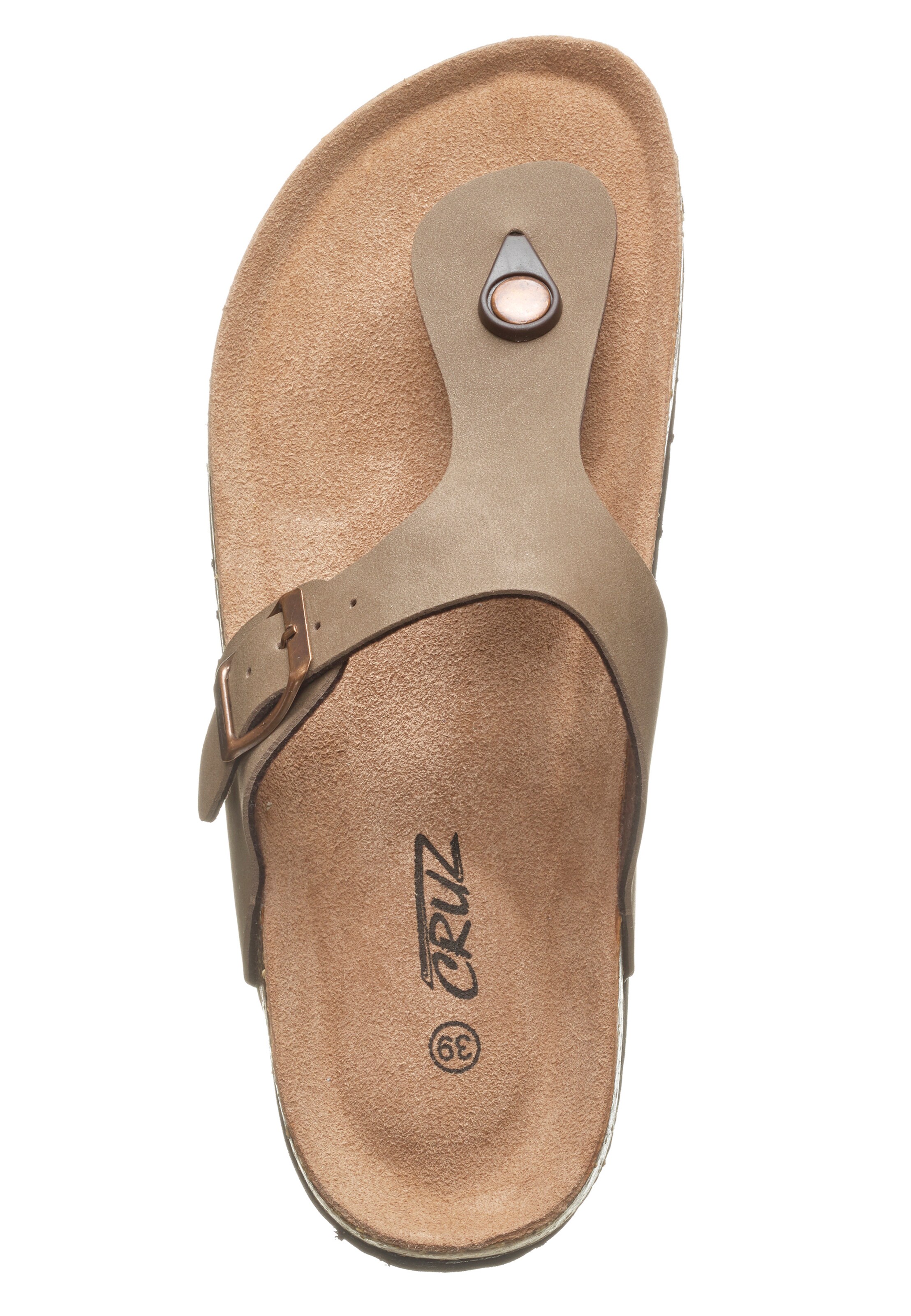 Cruz T-Bar Sandals 'Barns' in Beige