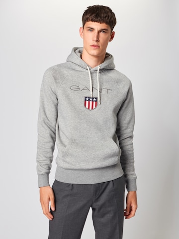 Sweat-shirt GANT en gris : devant