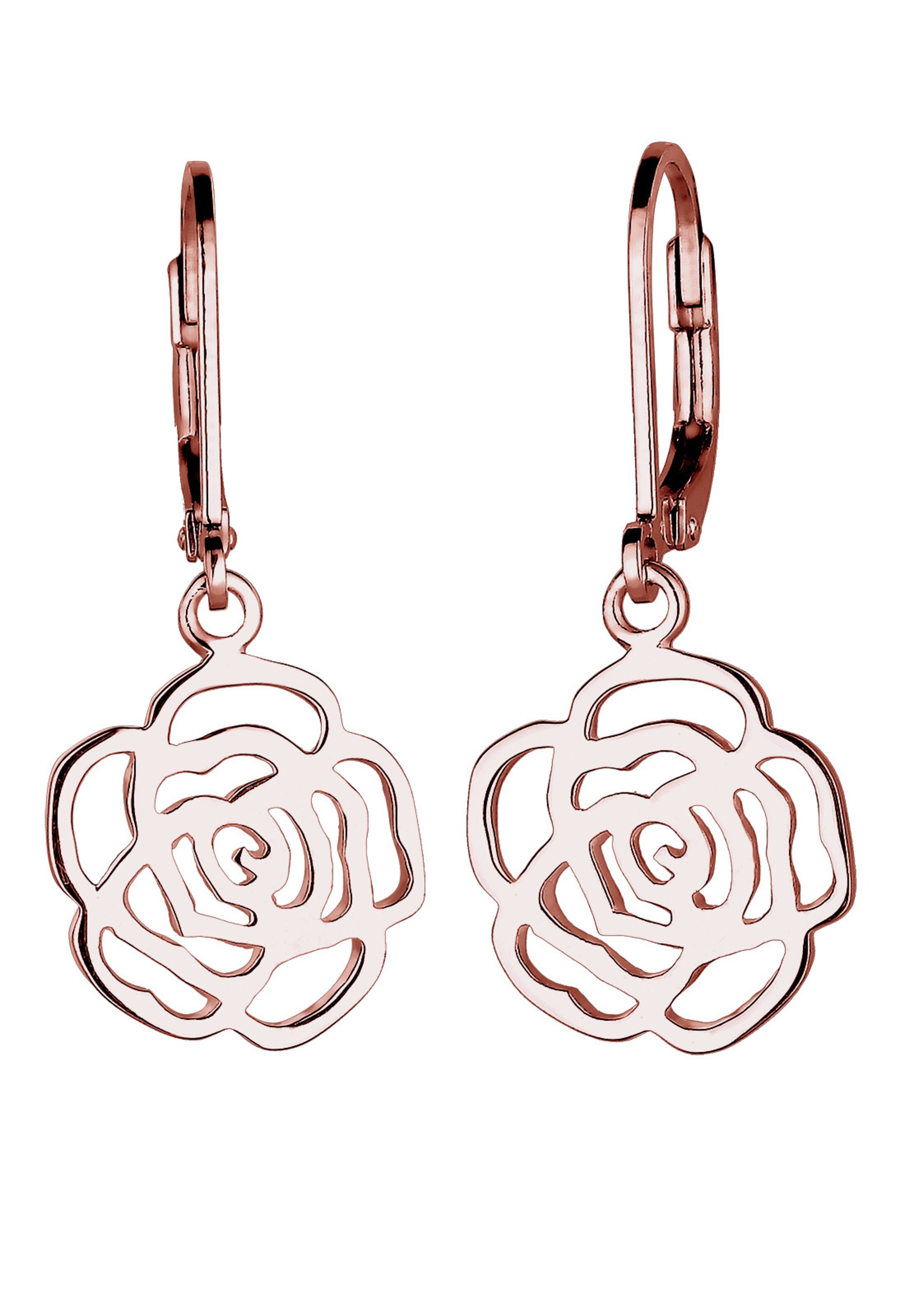 ELLI Earrings 'Blume' in Gold: front