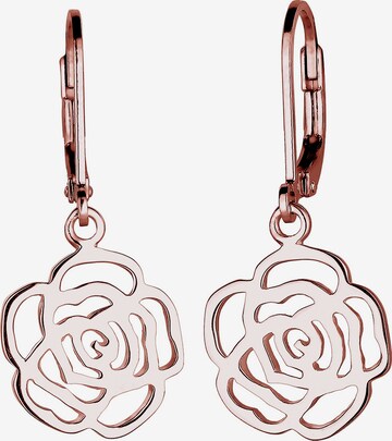 Boucles d'oreilles 'Blume' ELLI en or : devant