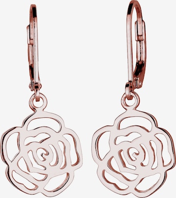 ELLI Earrings 'Blume' in Gold: front