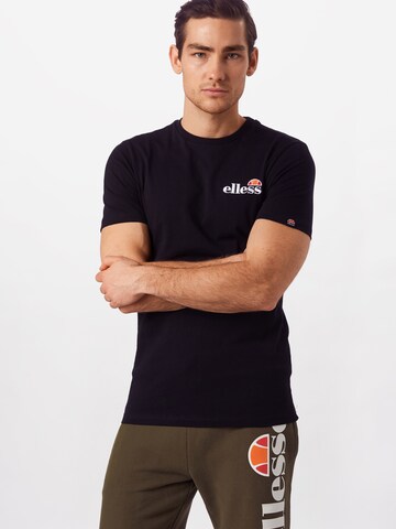 ELLESSE Regular Fit T-Shirt  'Voodoo' in Schwarz: predná strana