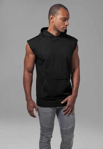 Sweat-shirt Urban Classics en noir : devant