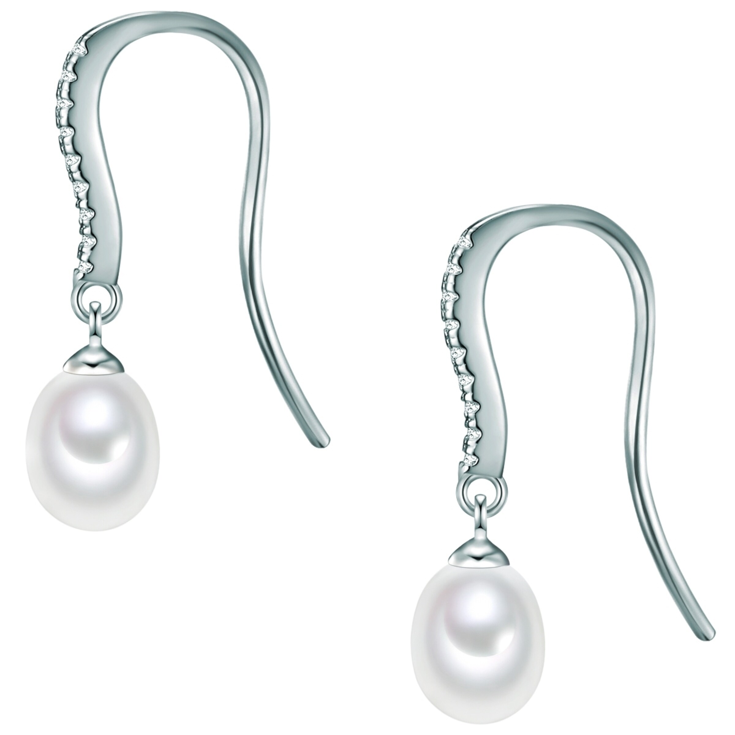 Valero Pearls Oorbellen in Zilver