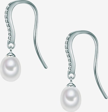 Valero Pearls Earrings in Silver