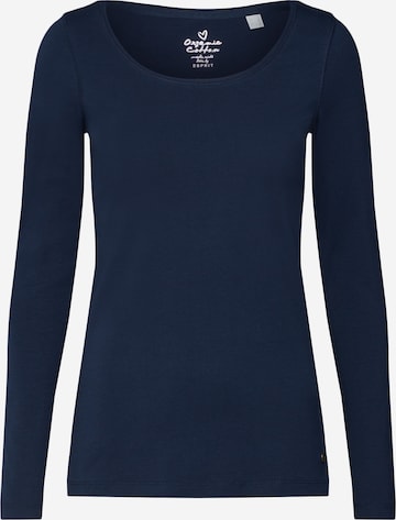 T-shirt ESPRIT en bleu : devant