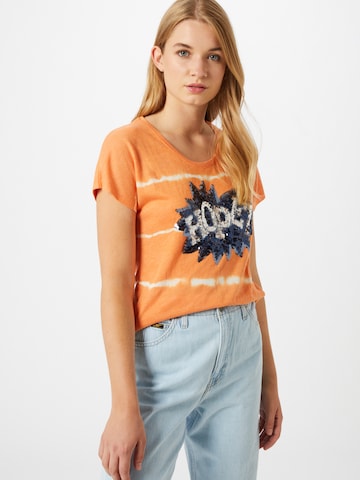 Key Largo Shirt 'FESTIVAL' in Orange: front