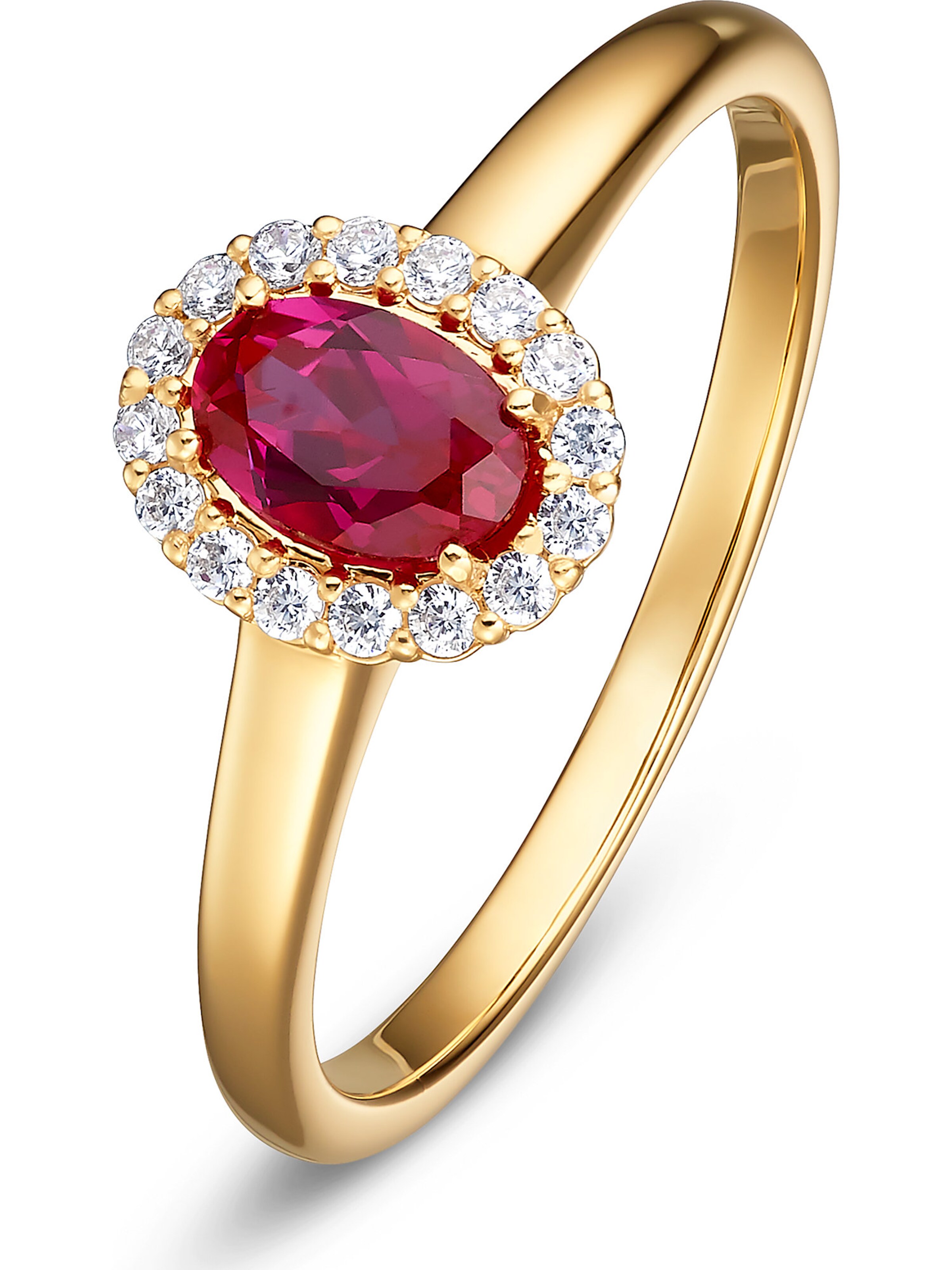 CHRIST Ring in Gold: Vorderseite