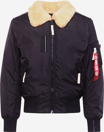 ALPHA INDUSTRIES Tussenjas 'Injector III' in Zwart: voorkant