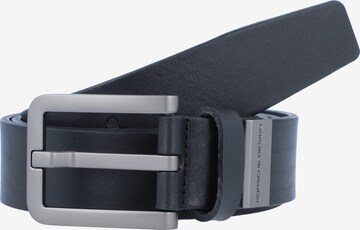 Cintura di Porsche Design in nero: frontale