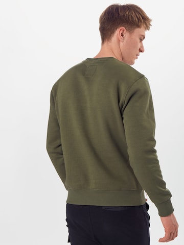 ALPHA INDUSTRIES Sweatshirt in Green