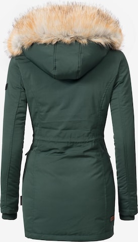 NAVAHOO Winter Parka 'Schneeengel' in Green