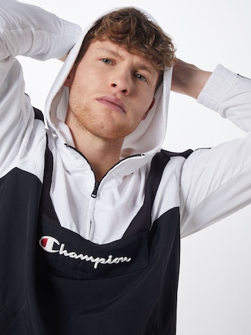 Champion Authentic Athletic Apparel Rovný strih Prechodná bunda - Čierna