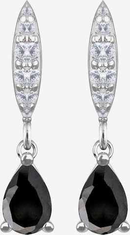 Boucles d'oreilles 'Tropfen' ELLI en argent : devant