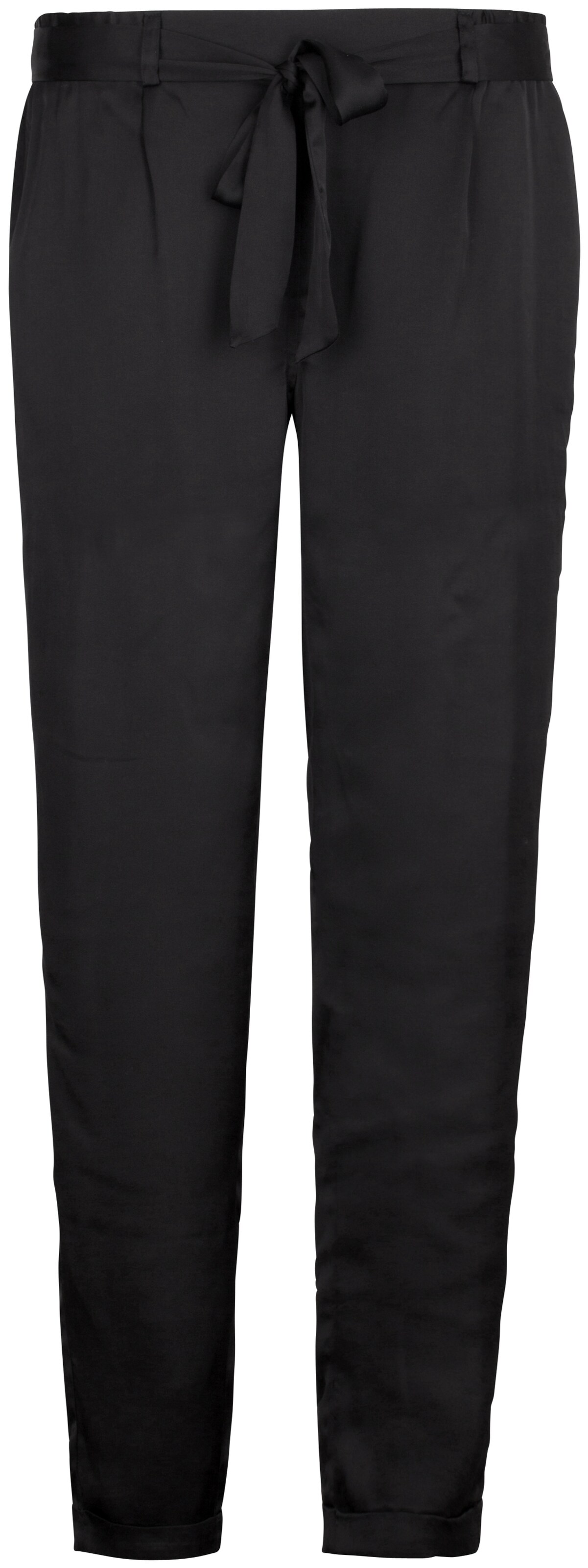 MYMO - Bandplooibroek in de kleur Zwart