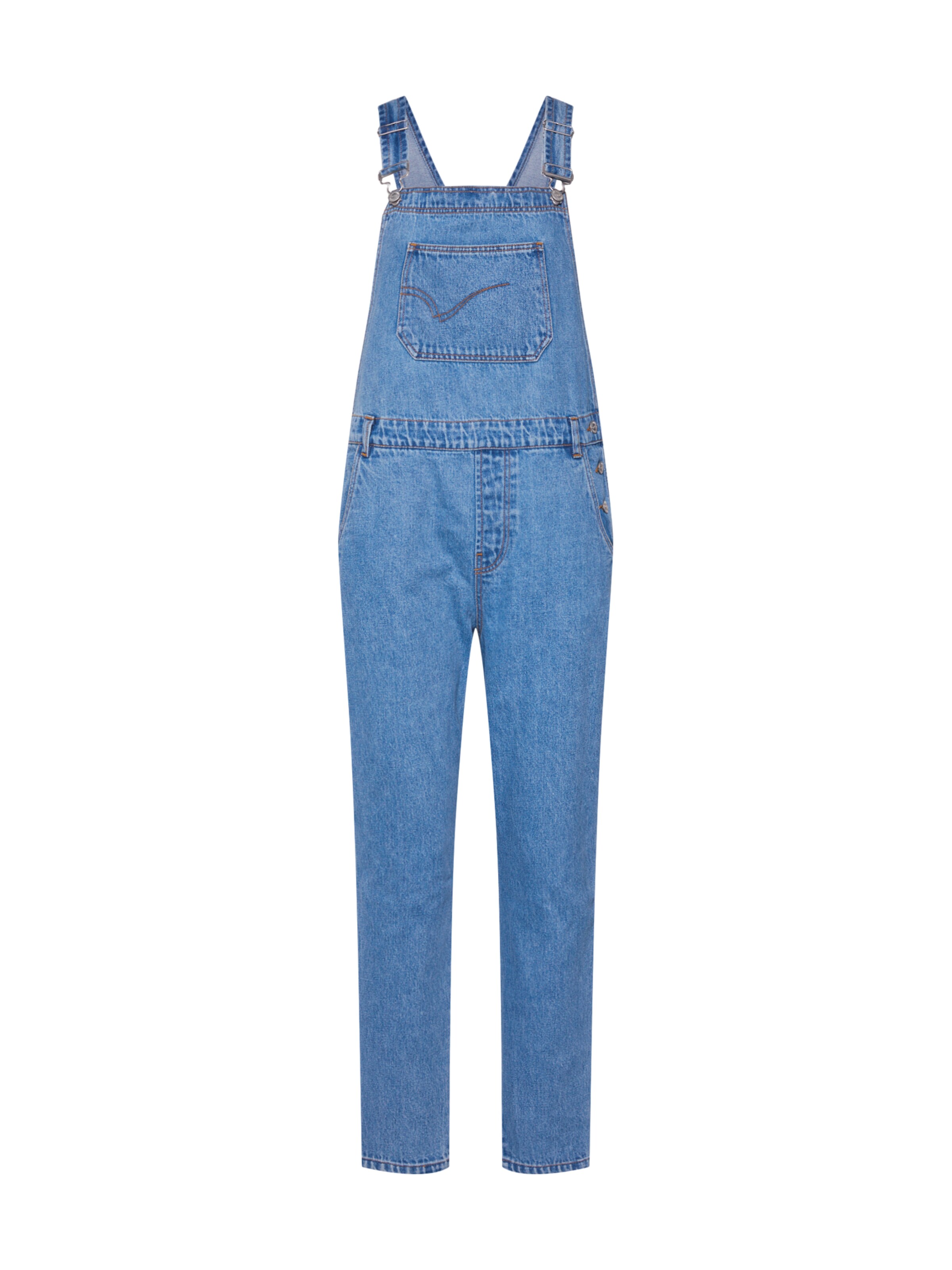 ONLY - Jumpsuit 'onlKARLIE ANK DNM OVERALL' in de kleur Blauw
