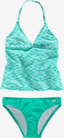 VENICE BEACH Triangle Bikini in Blue: front