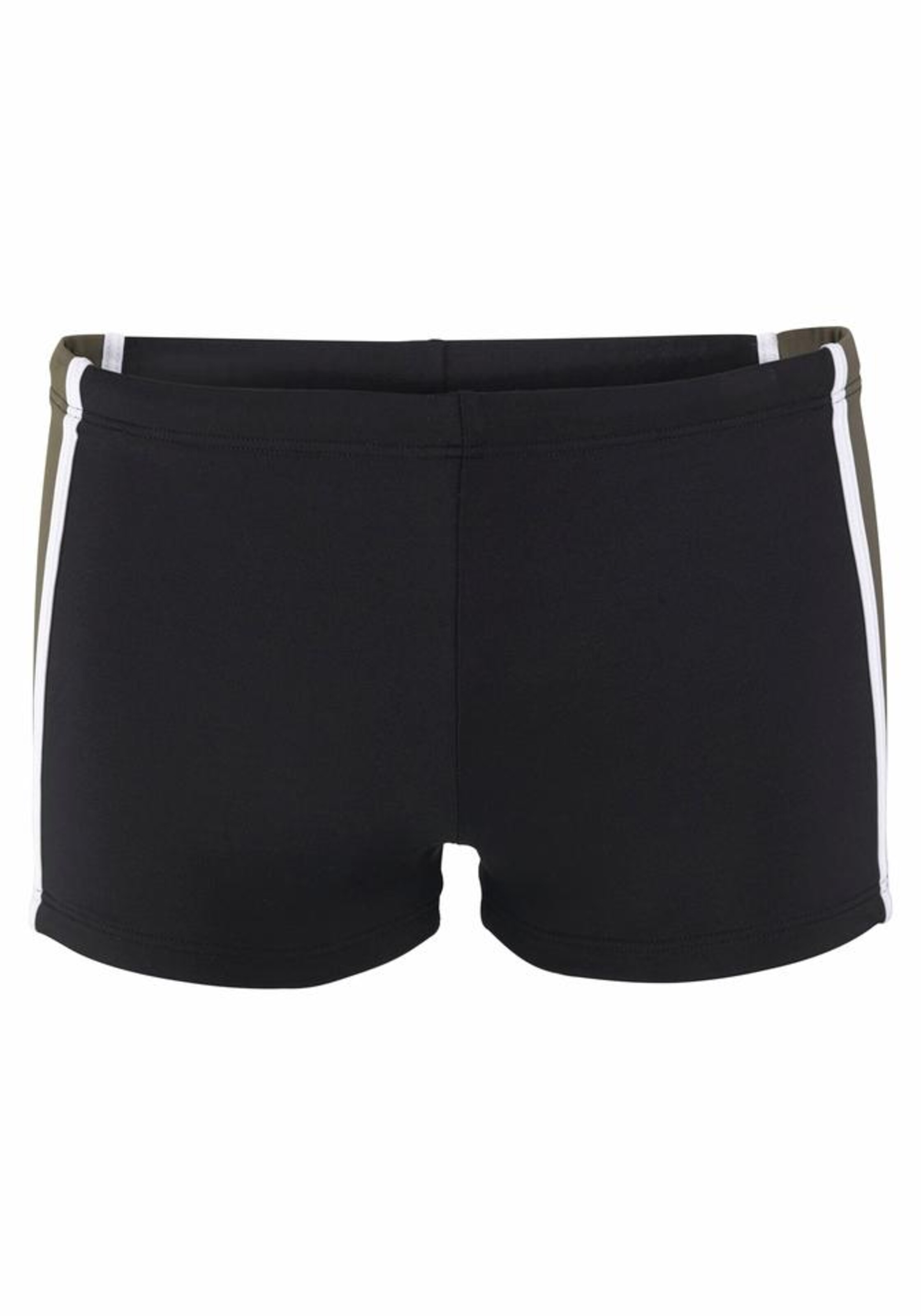 CHIEMSEE Athletic Swim Trunks in Black