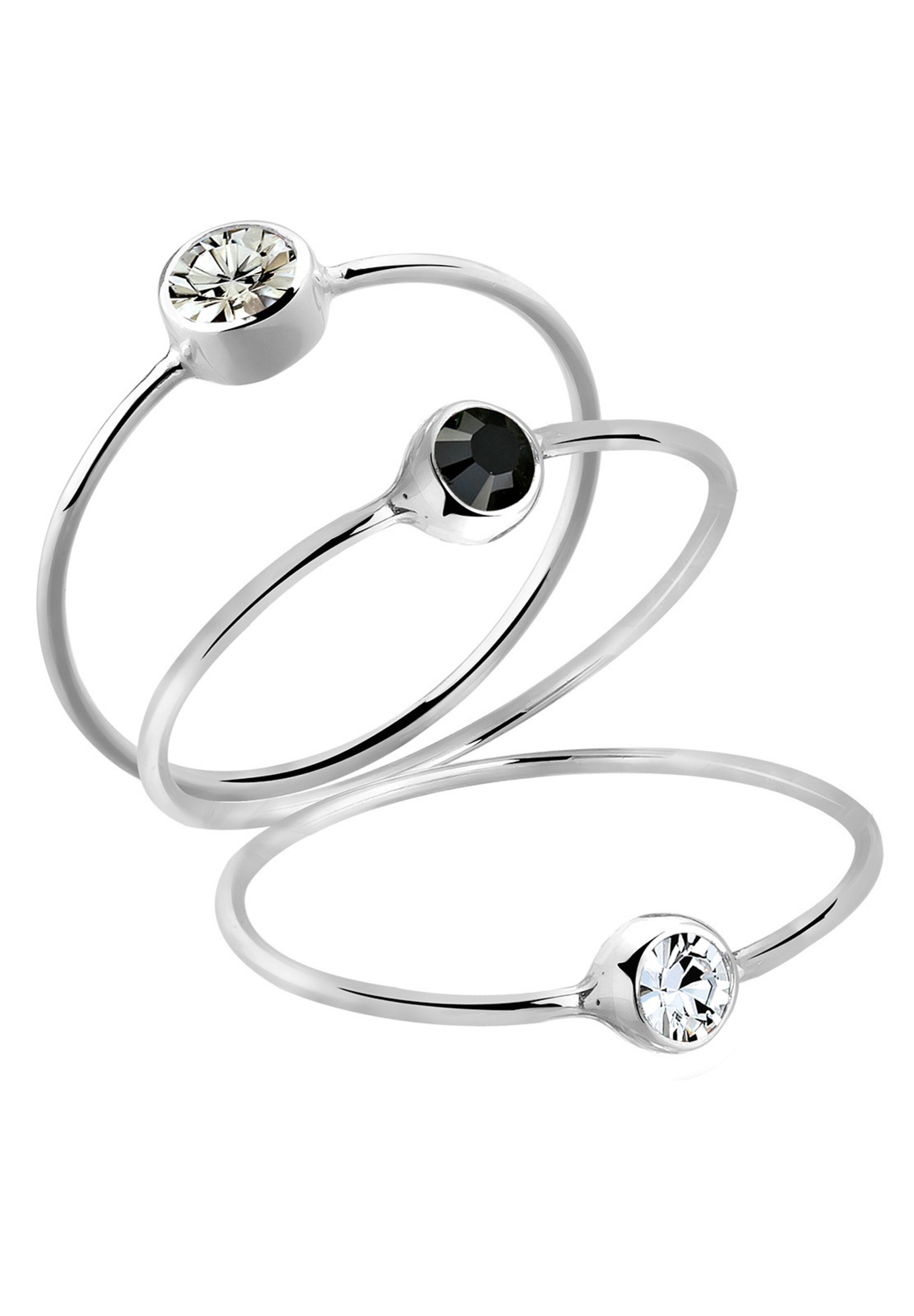 ELLI Ring in Silver: front