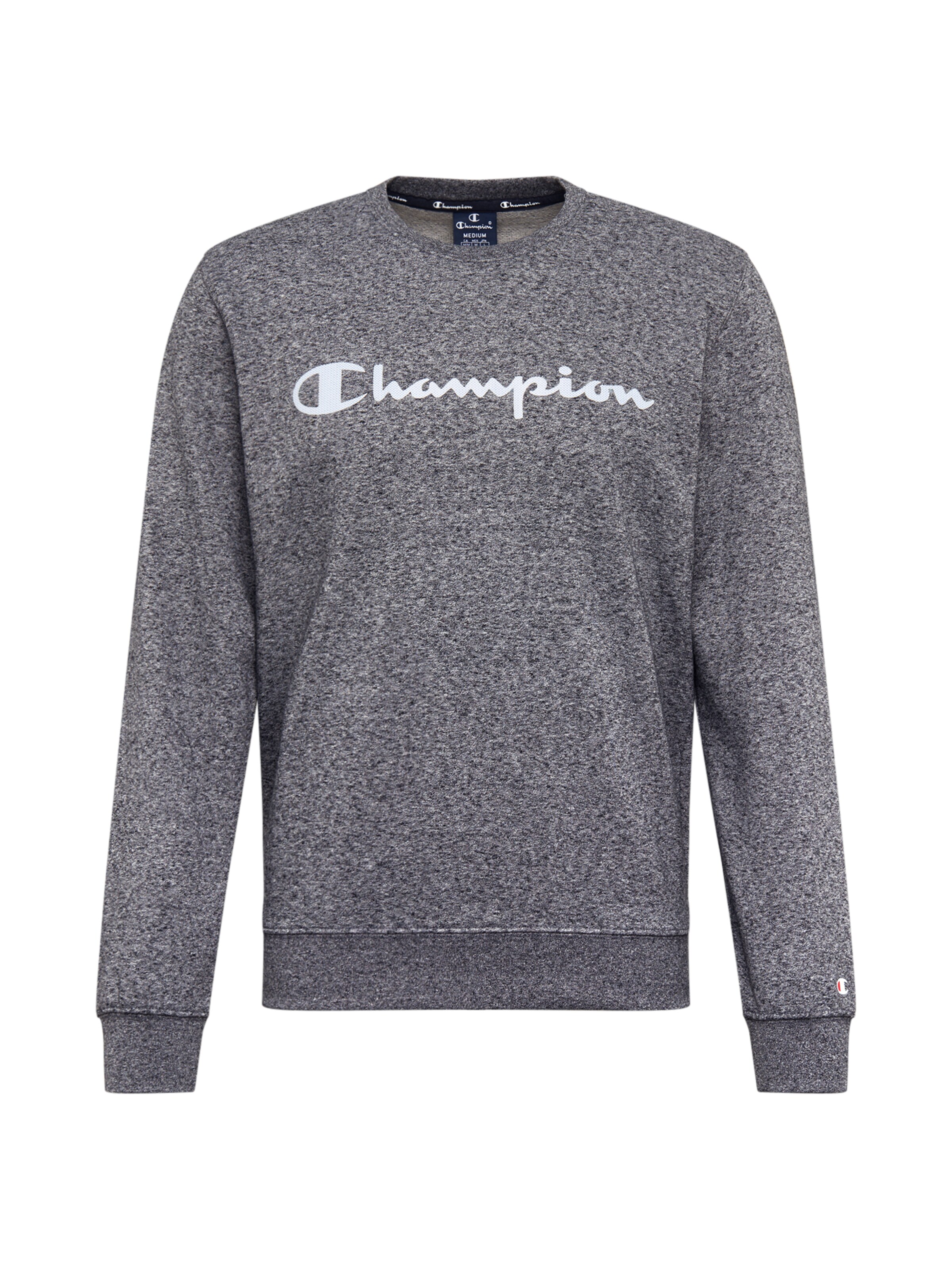Champion Authentic Athletic Apparel Sweatshirt in Donkergrijs / Wit ABOUT YOU